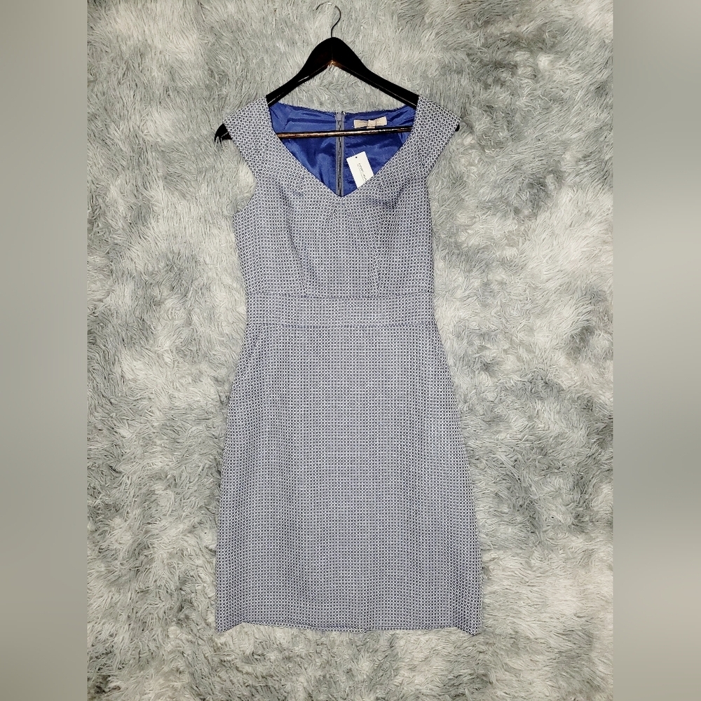 Banana Republic Blue Gingham, Vintage-Cut, Sleeveless Dress, Size 2